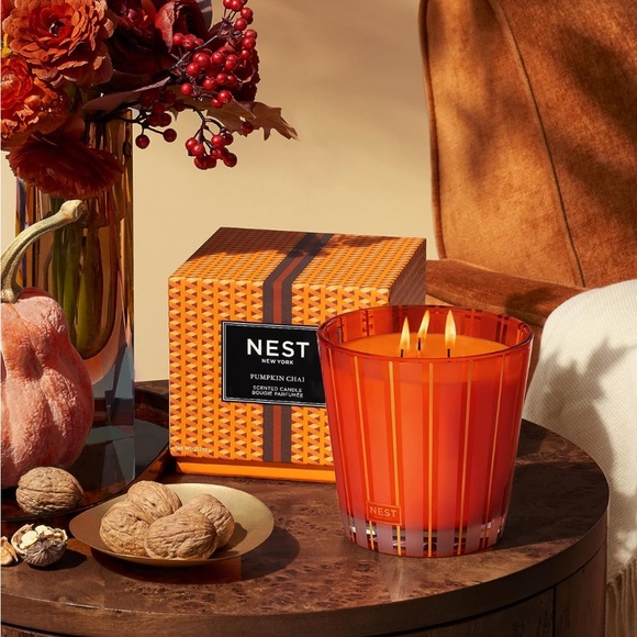 NEST Fragrances Accents Nwt Nest Fragrances 3wick Candle Pumpkin